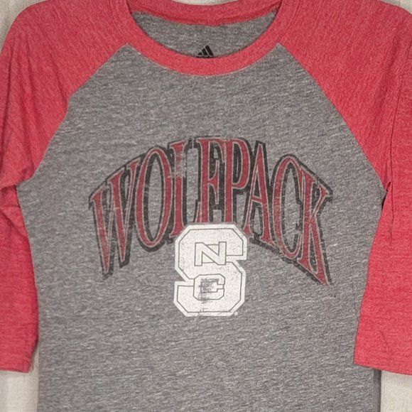 Womens NC State Ringer Tee Medium - Picture 2 of 2